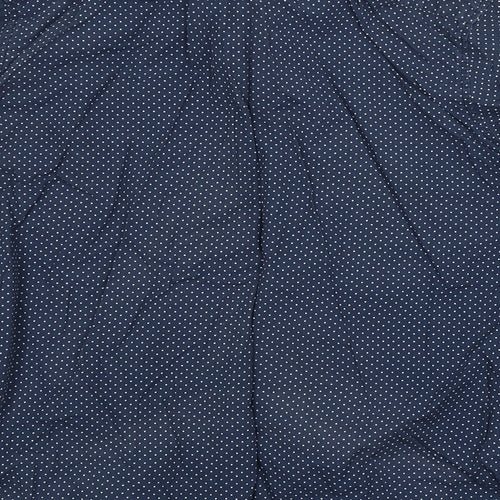 F&F Mens Blue Polka Dot   Button-Up Size M