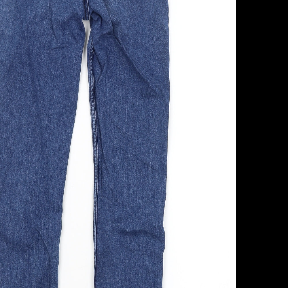 M&S Womens Blue   Straight Jeans Size 10 L27 in