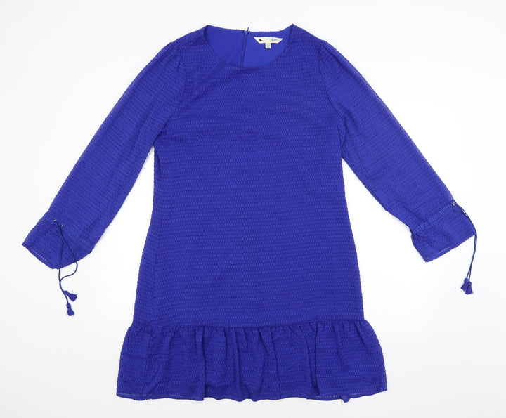 Yumi Womens Blue Pencil Dress Size 14