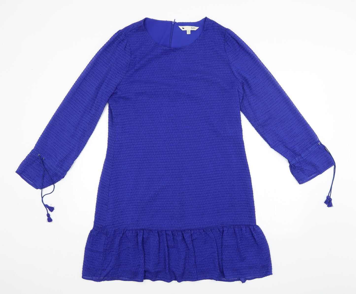 Yumi Womens Blue   Pencil Dress  Size 14