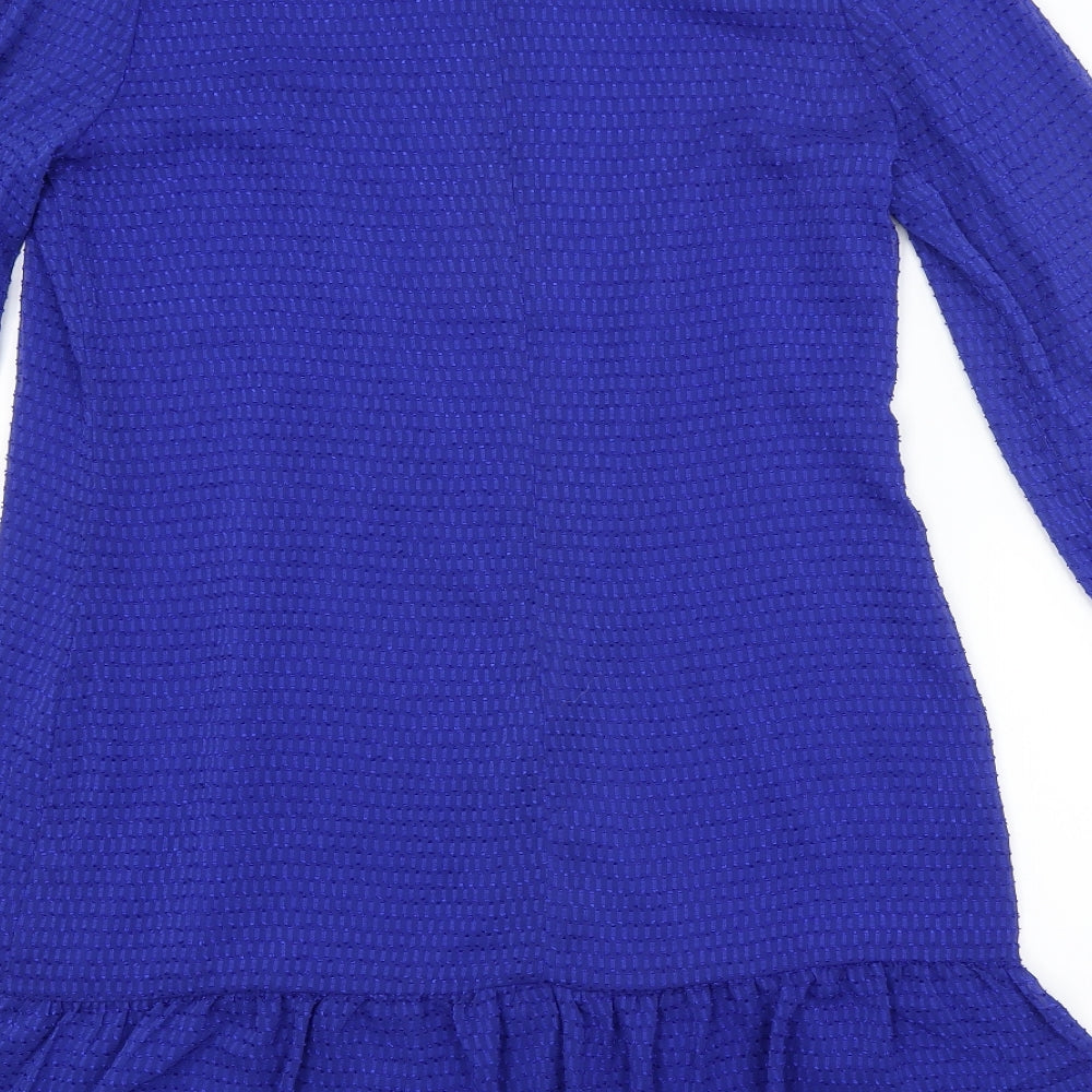 Yumi Womens Blue   Pencil Dress  Size 14