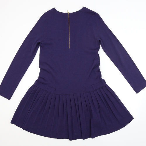 Whistles Womens Purple   Jumper Dress  Size 12