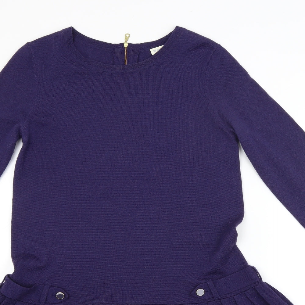 Whistles Womens Purple   Jumper Dress  Size 12