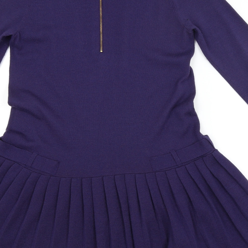 Whistles Womens Purple   Jumper Dress  Size 12