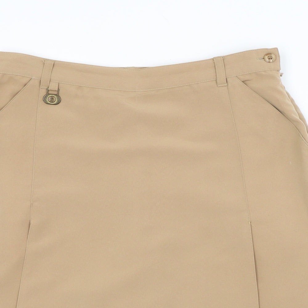 Daily Sports Womens Brown   Cargo Shorts Size 12