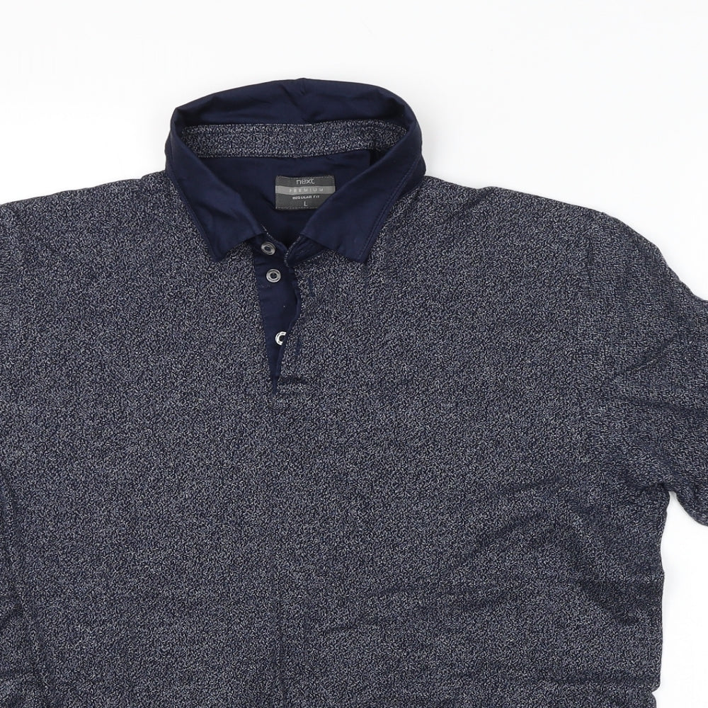 NEXT Mens Blue    Polo Size L
