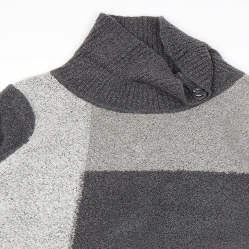 BM Womens Grey   Pullover Jumper Size M