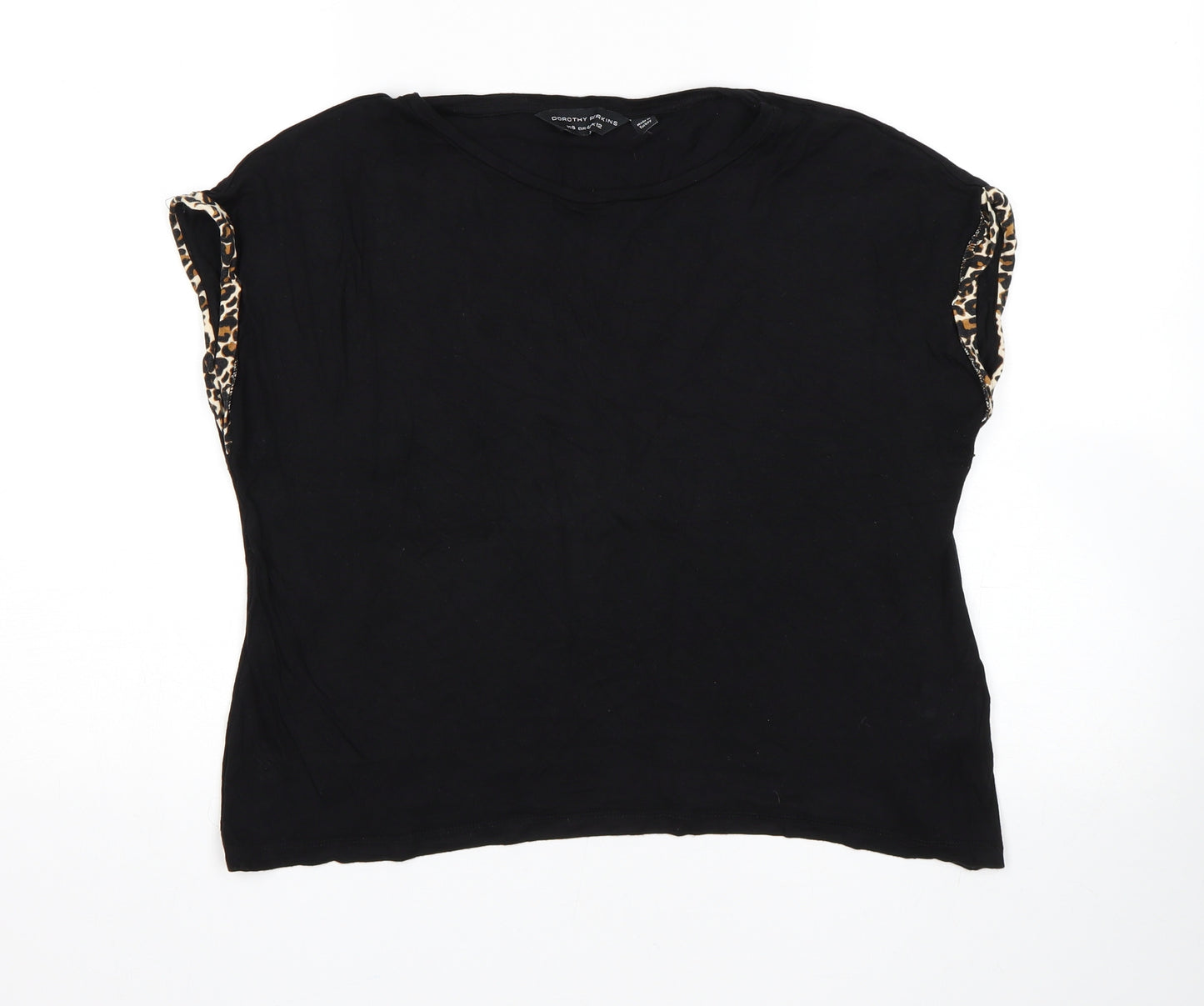 Dorothy Perkins Womens Black   Basic T-Shirt Size 12