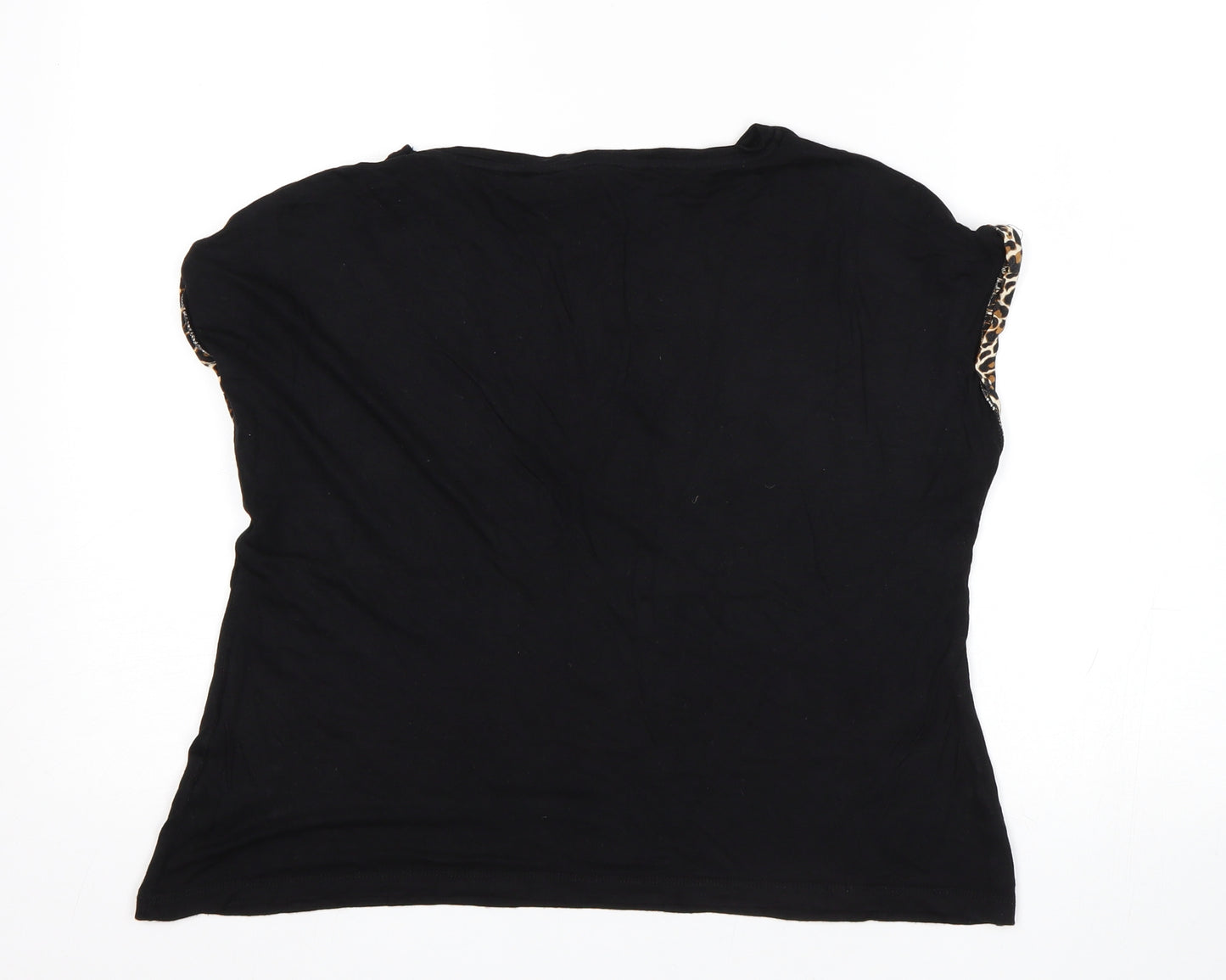 Dorothy Perkins Womens Black   Basic T-Shirt Size 12