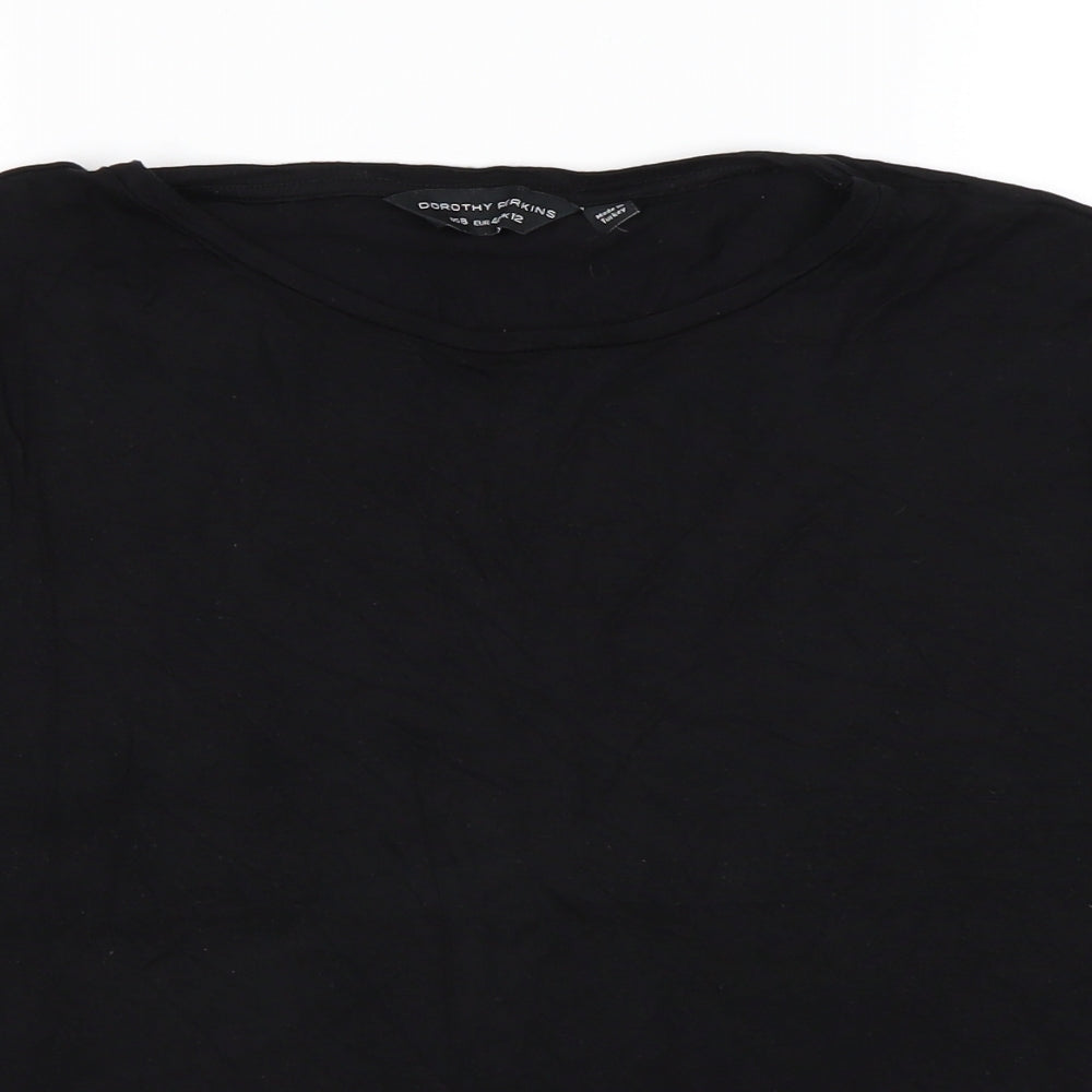 Dorothy Perkins Womens Black   Basic T-Shirt Size 12