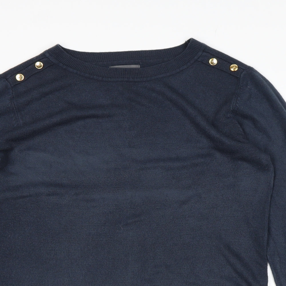 Primark Womens Blue   Pullover Jumper Size M