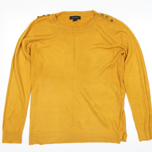 Atmosphere Womens Yellow   Pullover Jumper Size 12