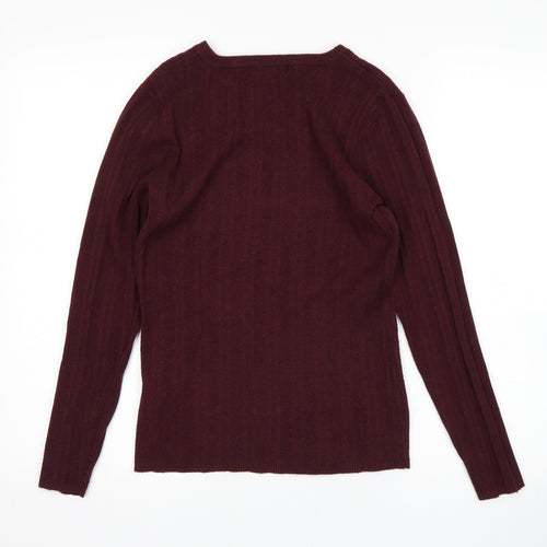 Primark Womens Purple   Pullover Jumper Size L