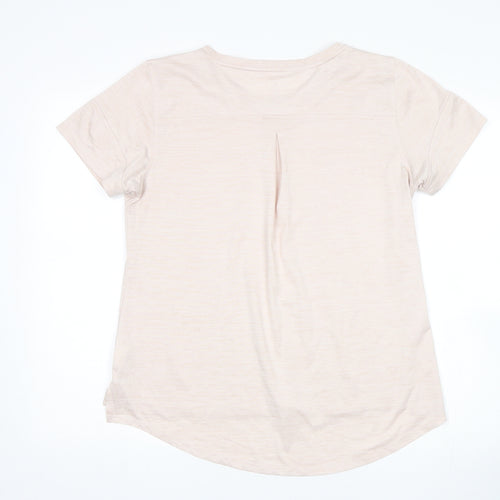 apana Womens Beige   Basic T-Shirt Size M