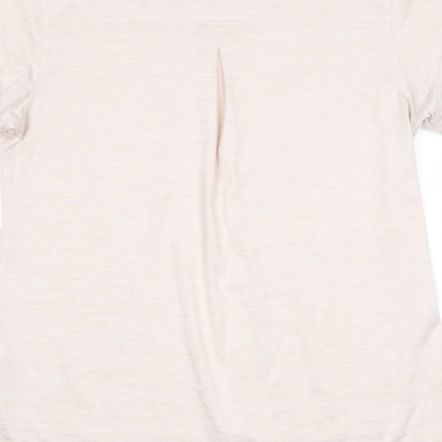 apana Womens Beige   Basic T-Shirt Size M