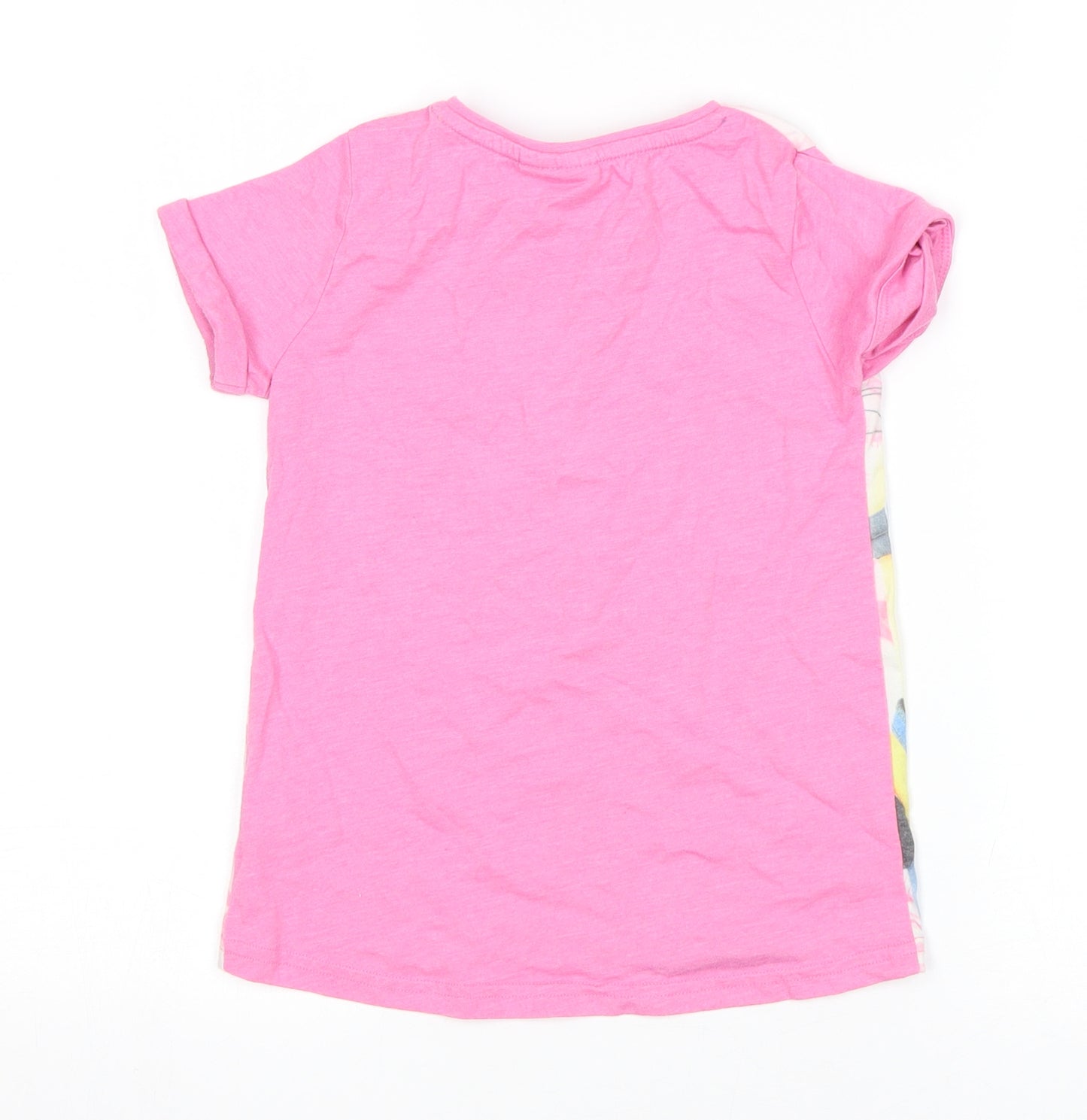 DISPICABLE ME Girls Pink   Basic T-Shirt Size 5-6 Years  - minions