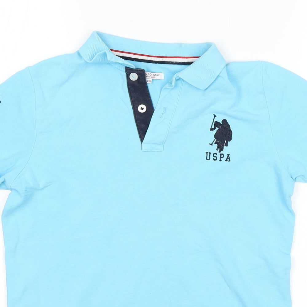 US Polo Assn. Boys Blue   Basic Polo Size 10-11 Years