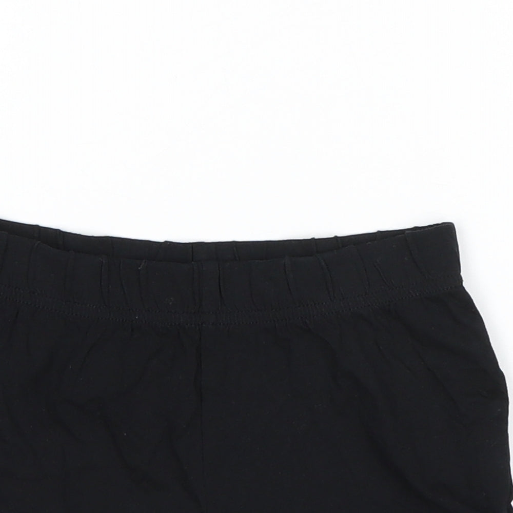 George Boys Black    Sleep Shorts Size 6-7 Years