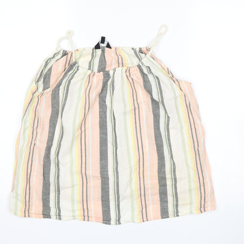 NEXT Womens Multicoloured Striped  Basic Tank Size 12
