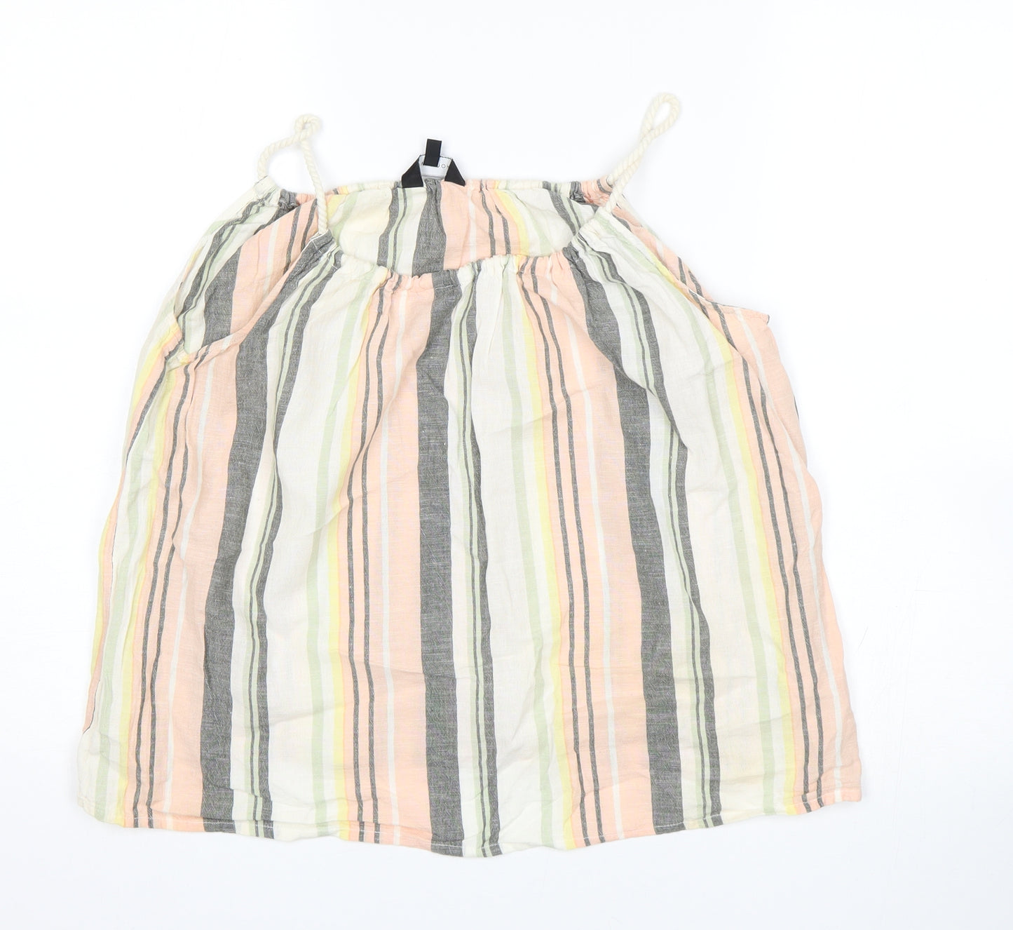 NEXT Womens Multicoloured Striped  Basic Tank Size 12