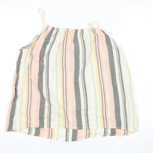 NEXT Womens Multicoloured Striped  Basic Tank Size 12