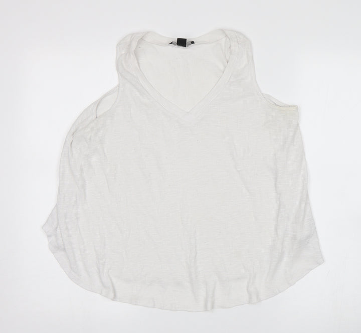 Atmosphere Womens White   Basic Tank Size 14