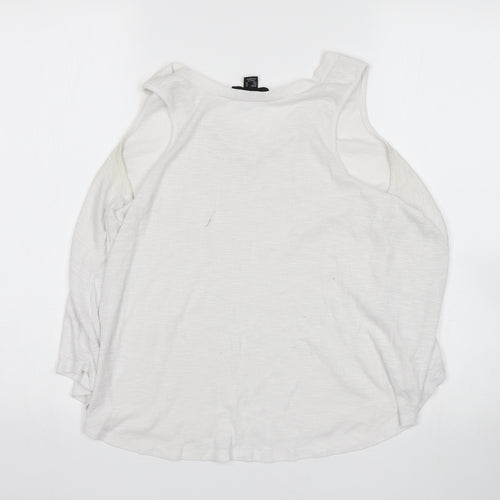 Atmosphere Womens White   Basic Tank Size 14