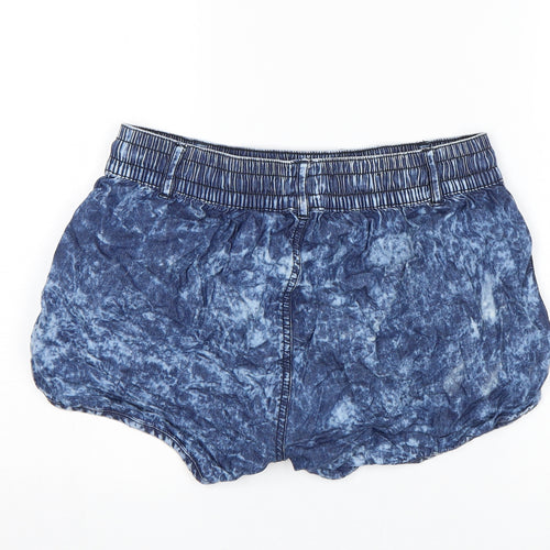 Select Womens Blue   Hot Pants Shorts Size 10