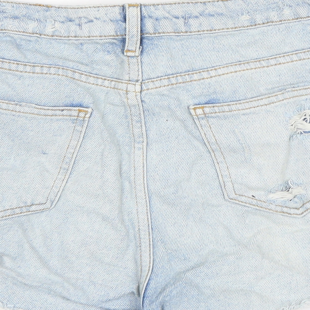Denim Co Womens Blue   Cut-Off Shorts Size 14