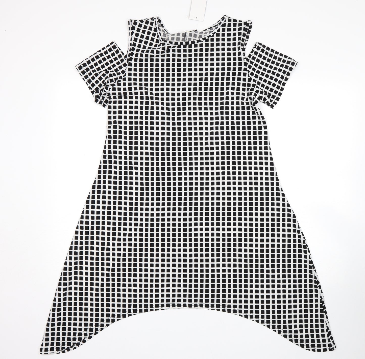 miss pretty world Womens Multicoloured Check  A-Line  Size 12