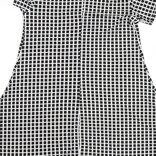 miss pretty world Womens Multicoloured Check  A-Line  Size 12