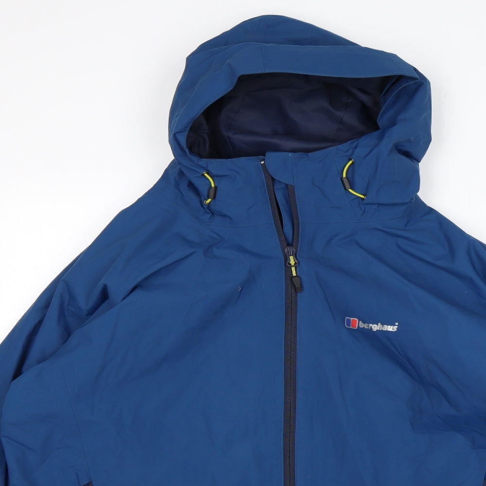 Berghaus Mens Blue   Rain Coat Coat Size L