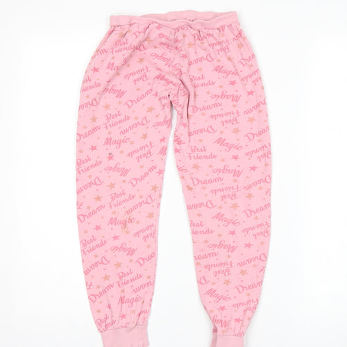 George Girls Pink    Pyjama Pants Size 9-10 Years  - disney