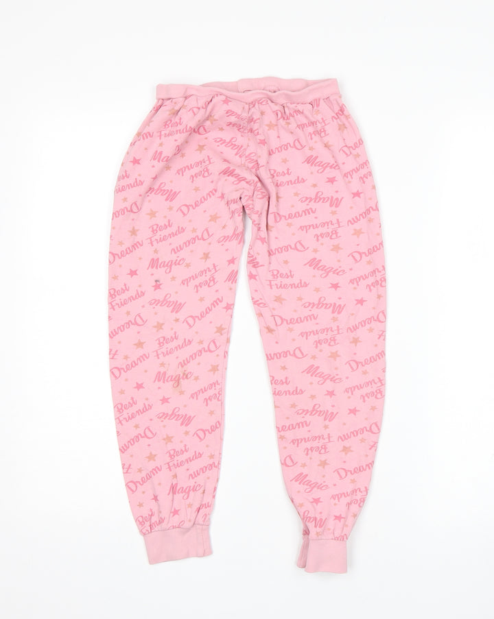 George Girls Pink    Pyjama Pants Size 9-10 Years  - disney
