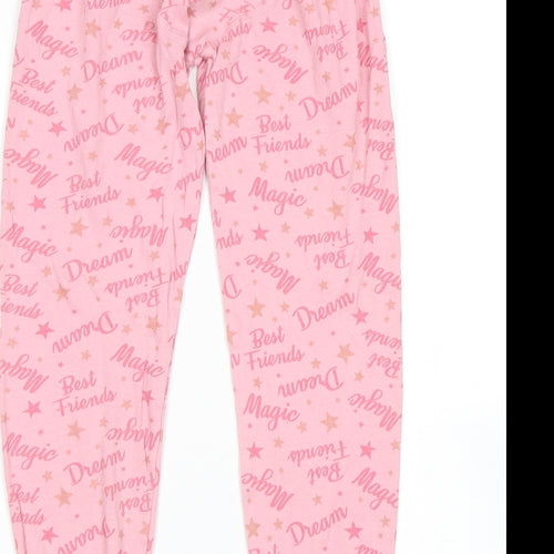 George Girls Pink    Pyjama Pants Size 9-10 Years  - disney