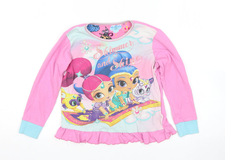 Matalan Girls Multicoloured Top Pyjama Top Size 5 Years - shimmer and shine