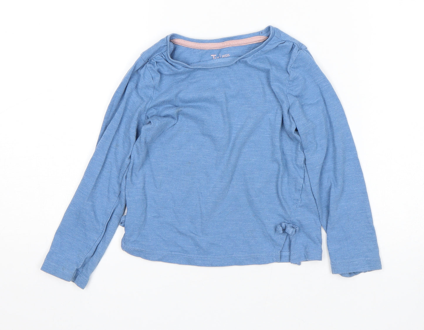 TU Girls Blue   Basic T-Shirt Size 3-4 Years