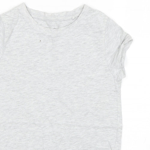 NEXT Girls Grey   Basic T-Shirt Size 9 Years