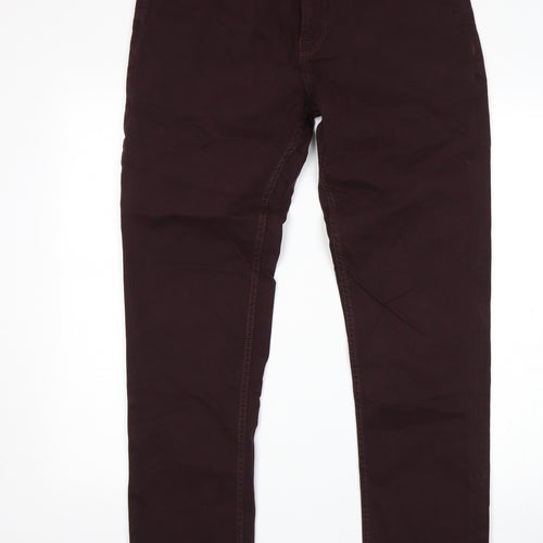 NEXT Womens Purple   Chino Trousers Size 34 L31 in