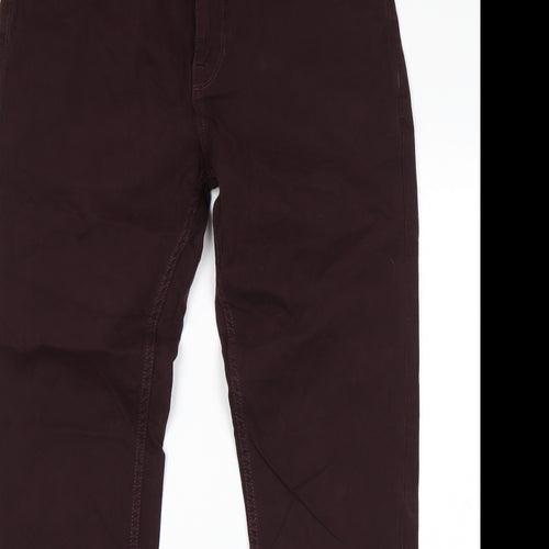 NEXT Womens Purple   Chino Trousers Size 34 L31 in