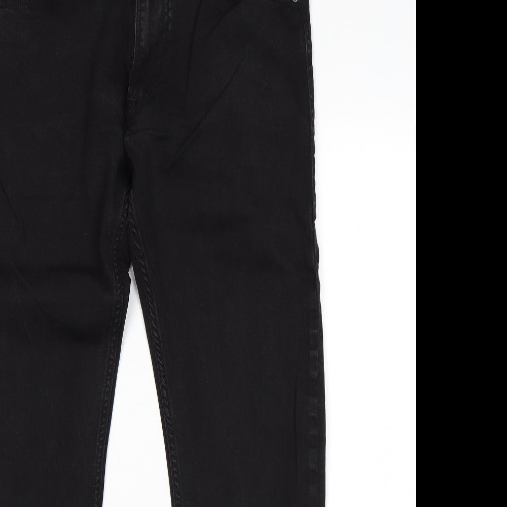 Replay Mens Black   Straight Jeans Size 34 L30 in