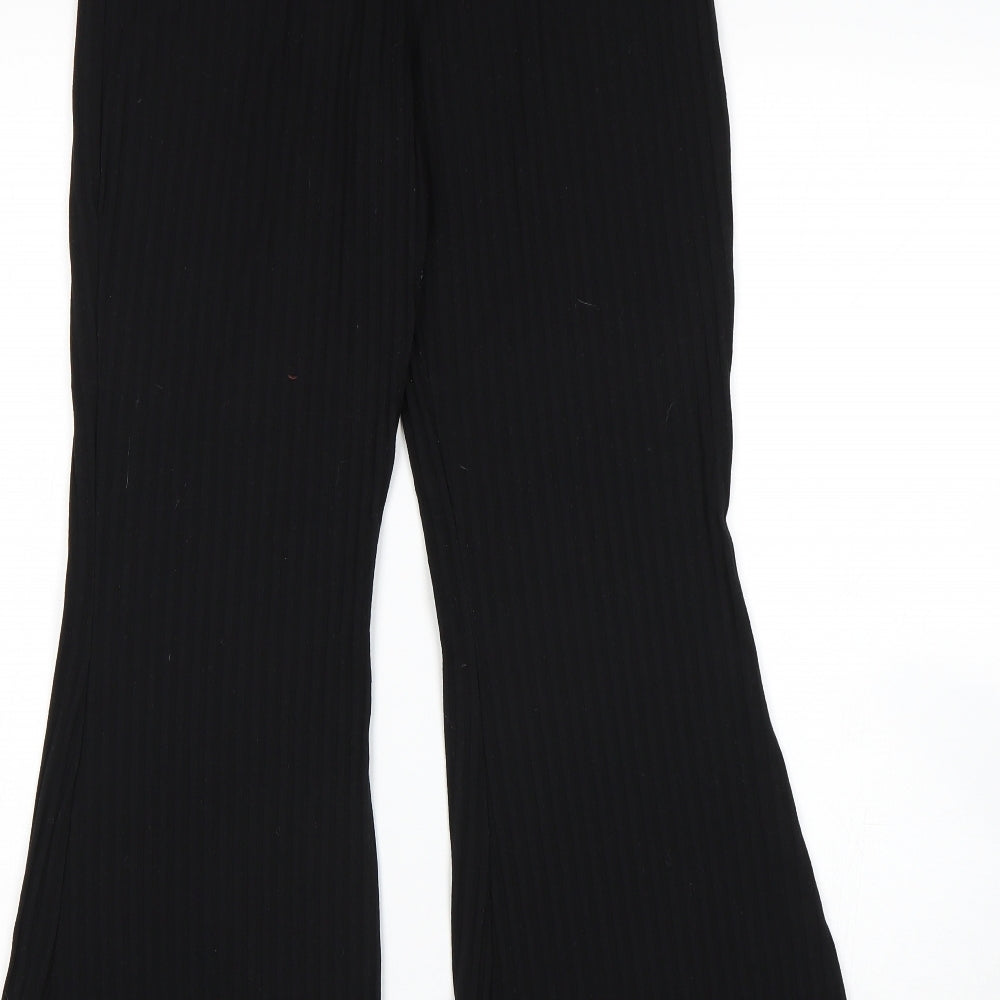 H&M Womens Black   Trousers  Size S L30 in - Flared