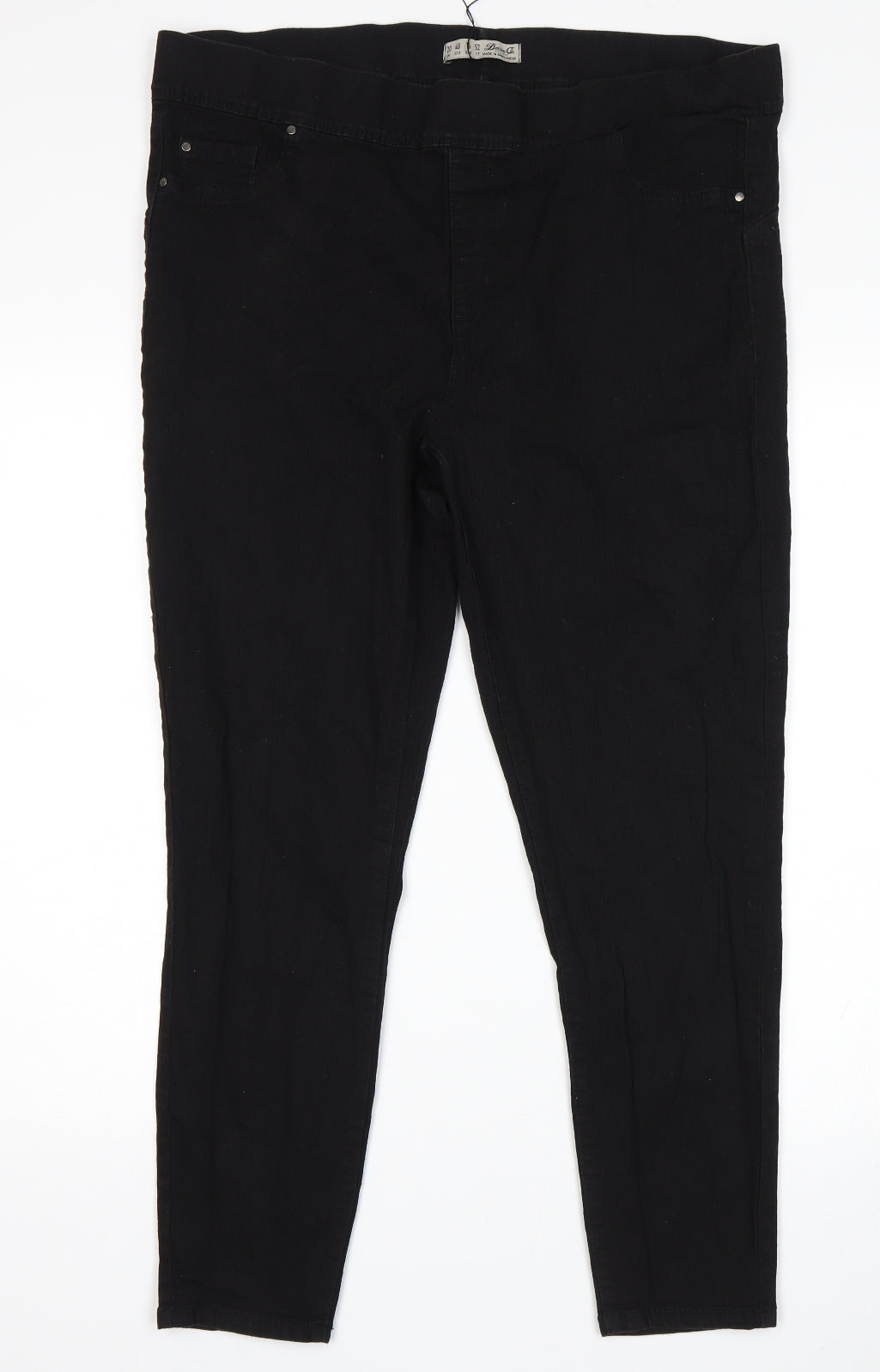 Denim co Womens Black   Jegging Jeans Size 20 L27 in