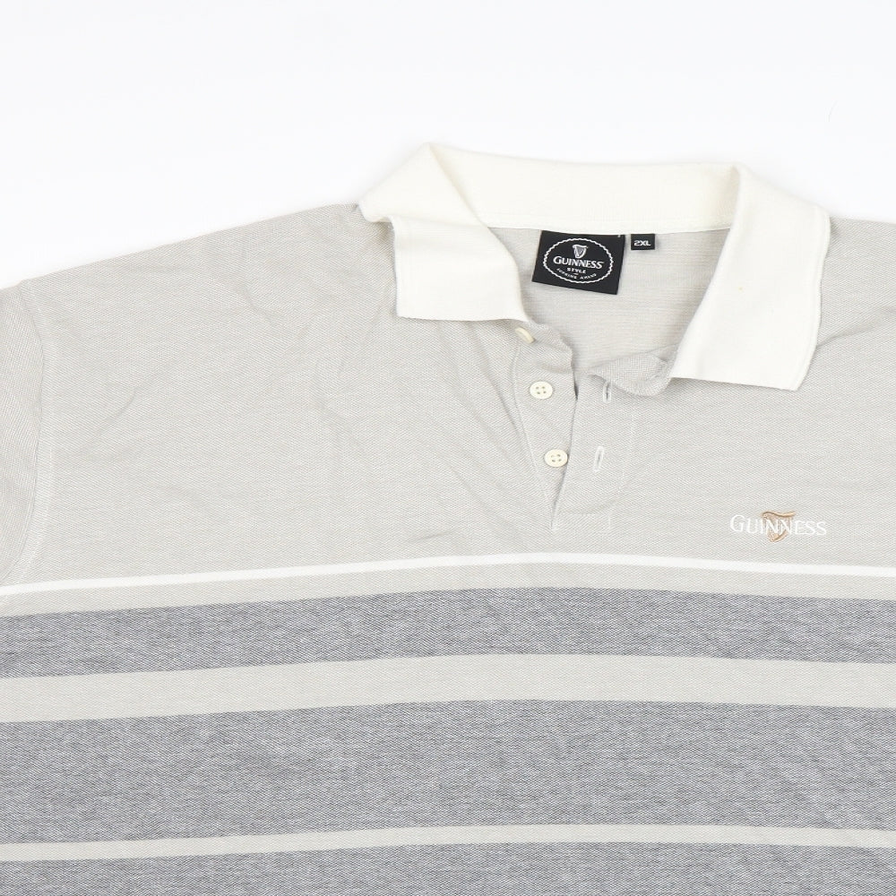 Guinness Mens Multicoloured    Polo Size 2XL