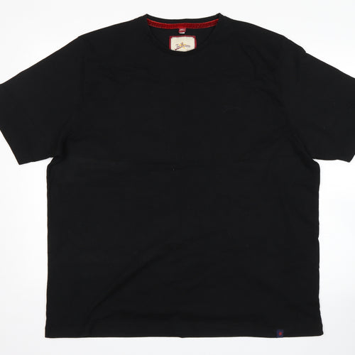 Joe Browns Mens Black    T-Shirt Size XL