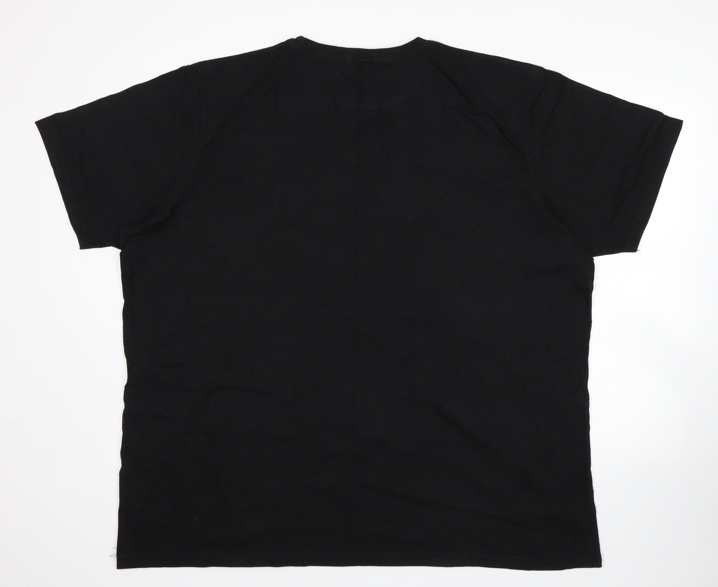 Jacemo Mens Black    T-Shirt Size 2XL