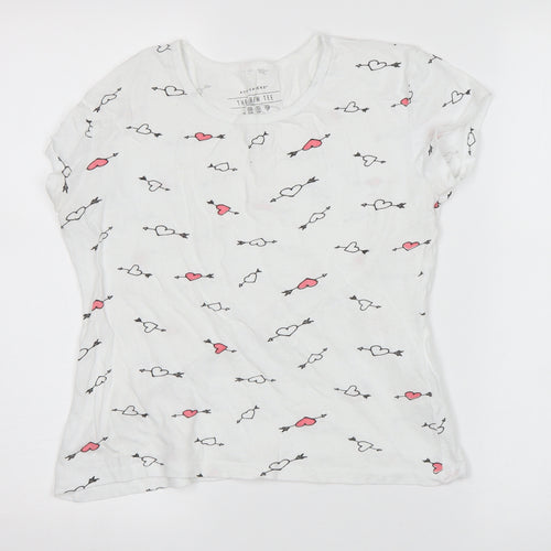 Atmosphere Womens White   Basic T-Shirt Size 10