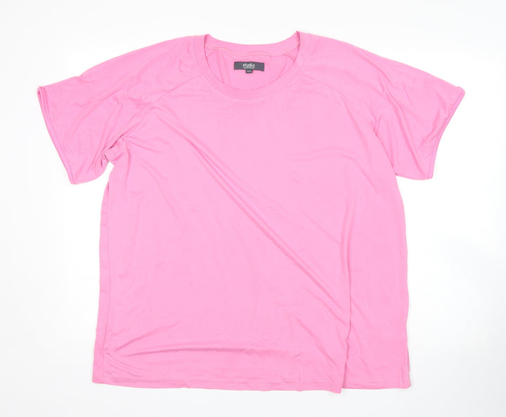 Studio Womens Pink   Top Pyjama Top Size 12