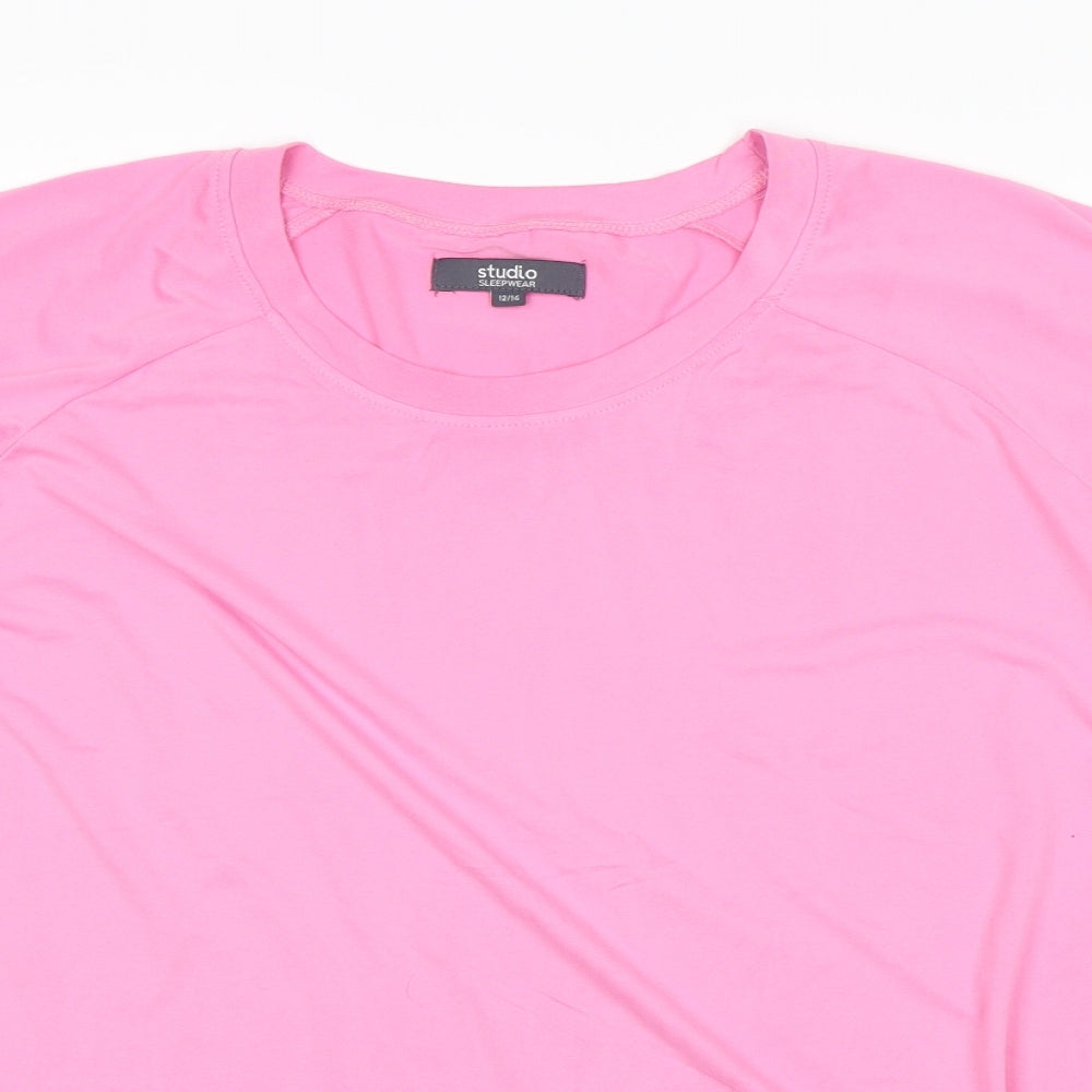 Studio Womens Pink   Top Pyjama Top Size 12