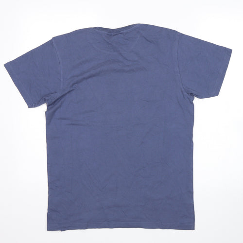 Bench Mens Blue    T-Shirt Size S